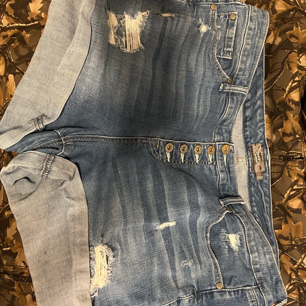Torrid Blue Denim Button-Fly Jeans
